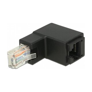 Netzwerkadapter - RJ-45 (M) gewinkelt bis RJ-45 (W)