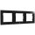 Shelly Accessories "Wall Frame 3" Wandtaster Rahmen 3-fach Schwarz