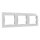Shelly Accessories "Wall Frame 3" Wandtaster Rahmen 3-fach Weiß
