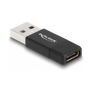 USB 3.2 Gen 2 Adapter USB Typ-A Stecker zu USB Type-C™ Buchse aktiv schwarz