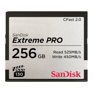 Card 256GB Sandisk Extreme Pro 525MB/s ast 2.0