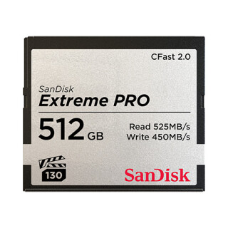CARD Card 512GB SanDisk Extreme PRO CFast CompactFlash Speicherkarte 525MB/s