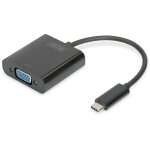 DIGITUS Adapter USB3.0/C -> VGA 19.5cm schwarz