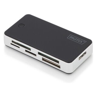 DIGITUS Card Reader USB3.0, extern, schwarz-silber