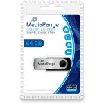 STICK 64GB USB2.0 MEDIARANGE Black