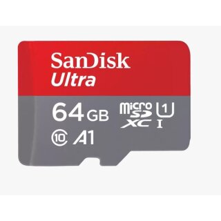 CARD 64GB Sandisk Ultra microsdxc 140MB/s +Adapter