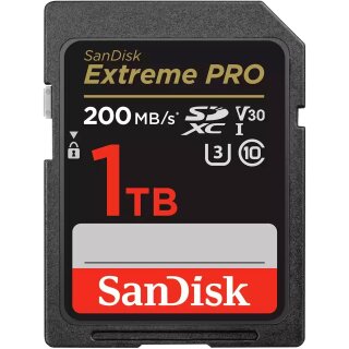 CARD 1TB Sandisk Extreme PRO sdxc 200MB/s