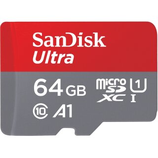CARD 64GB SanDisk Ultra microSDXC 140MB/s + Adapter