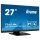 68,6cm/27 (1920x1080) iiyama ProLite T2754MSC-B1AG 16:9 FHD IPS Touch 4ms 60Hz HDMI VGA USB VESA Speaker Black