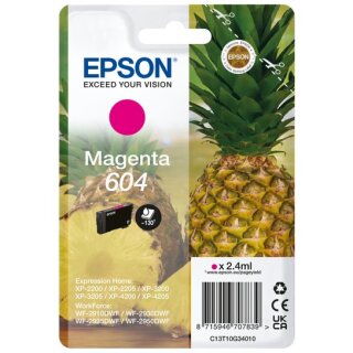 Epson Tinte 604 C13T10G34010 Magenta bis zu 130 Seiten