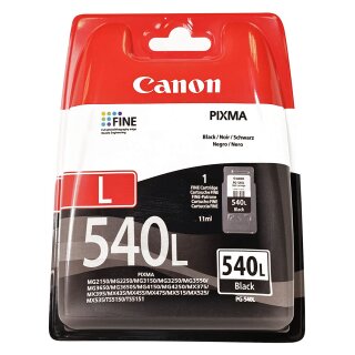 Canon Tinte PG-540L 5224B001 Schwarz bis zu 300 Seiten gemäß ISO/IEC 24711