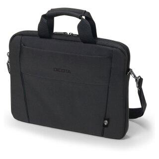 Dicota Laptop Tasche Slim Eco BASE bis 35,8 cm 14.1" Schwarz inkl. Schultergurt