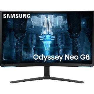 80cm/32 (3840x2160) Samsung LS32BG850NPX Gaming 240Hz 1ms Mini-LED + Quantum HDR 2000, Freesync Premium Pro, G-Sync Compatible UHD Black/White