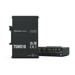 5P Teltonika TSW010 Din Rail Switch