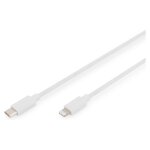 DIGITUS USB Kabel USB-C St. -> Lightning St., MFI 2M...