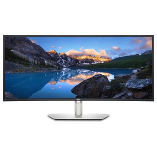 86,7cm/34,14 (3440x1440) Dell U3423WE Curved 21:9 5ms 60Hz IPS HDMI DisplayPort USB-C VESA Pivot WQHD Speaker Platinum Silver