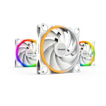 140mm be quiet! LIGHT WINGS White PWM Triple-Pack high-speed