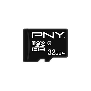 CARD 32GB PNY Performance Plus MicroHC Klasse 10 Schwarz