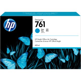 HP 761 Original Tinte cyan Standardkapazitt 400ml 1er-Pack