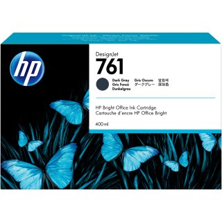 HP 761 Original Tinte dunkel grau Standardkapazitt 400ml 1er-Pack