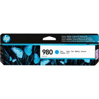 HP 980A Original Tinte cyan Standardkapazitt 86.5ml 6.600 Seiten 1er-Pack Office jet Enterprise