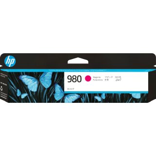HP 980A Original Tinte magenta Standardkapazitt 80.5ml 6.600 Seiten 1er-Pack Office jet Enterprise