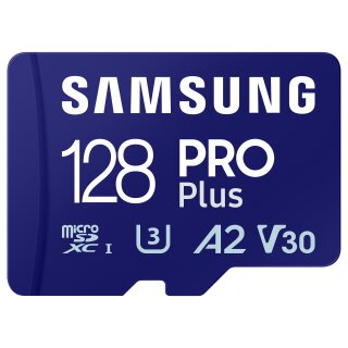 CARD 128GB Samsung PRO Plus microSD UHS-I U3 Full HD 4K UHD