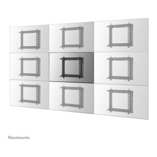 Neomounts WL95-800BL1 Push-to-Pop-Out Videowall-Wandhalterung für 42-70" Bildschirme - Schwarz