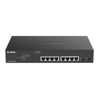 8P+2P D-Link DGS-1100-10MPV2/E M RM 2xSFP PoE (130W)