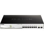 8P+2P D-Link DGS-1210-10MP/E M RM 2xSFP PoE (130W)