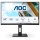 61cm/24" (1920x1080) AOC Pro-line 24P2QM 16:9 FHD 75Hz 4ms HDMI DVI DP VGA Speaker Pivot Black