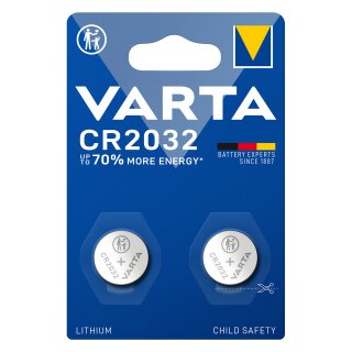 Batterie Knopfzelle CR2032 *Varta* 2-Pack