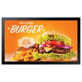 61cm/24" (1920x1080) Samsung LH24OHBEBGBXEN 16:9 FHD IPS Outdoor 14ms 24/7 USB HDMI LAN 24%Haze Tizen Black