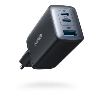 Anker 735 Charger GaN Prime 2x USB-C 1x USB-A 65W black