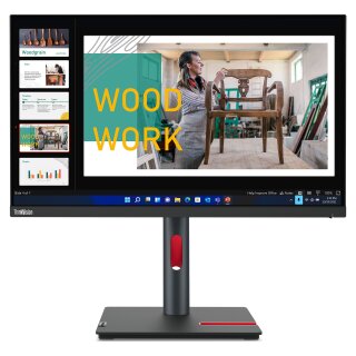 60,5cm/23,8" (2560x1440) Lenovo ThinkVision P24q-30 16:9 QHD IPS 60Hz 4ms HDMI DP USB Vesa Black