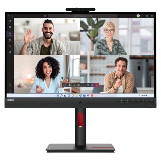 68,6cm/27" (2560x1440) Lenovo ThinkVision T27hv-30 16:9 QHD IPS 4ms 75Hz HDMI DP USB-C Speaker Pivot Black