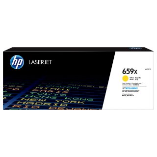 HP 659X High Yield Yellow Original LaserJet Toner Cartridge