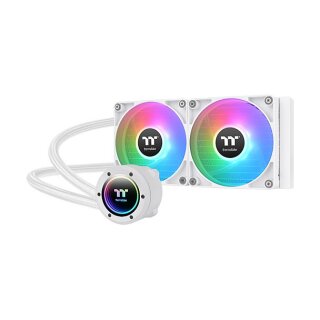K Cooler Wasserkühlung Thermaltake TH240 V2 ARGB Sync CPU Liquid Cooler Snow Edition