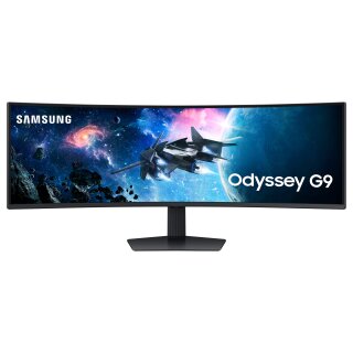 124cm/49" (5120x1440) Samsung Odyssey G9 S49CG950EU 32:9 DQHD HDR1000 Curved 1ms 240Hz HDMI DP Black