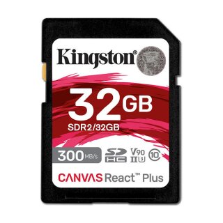 CARD 32GB Kingston Canvas React Plus XC 300MB/s