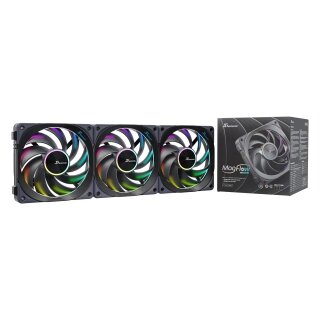 120mm Seasonic MagFlow 1225PWM ARGB 3-Fan Kit