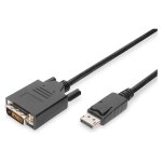 DIGITUS Displayport Kabel DPort -> DVI(24+1) St/St 8K...