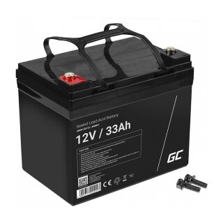 Green Cell Ersatzbatterie AGM21 12V/33Ah