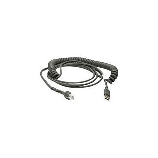 Zebra USB 2,8m Verbindungskabel für Barcodescanner gedreht
