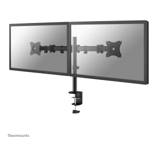 Neomounts Tischhalterung für 2 LCD-Display (10"-27") vollbeweglich - Schwarz