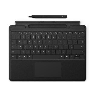 Microsoft Surface Pro 10/11/FB Keyboard inkl. Pen2 + Copilot Taste - Black