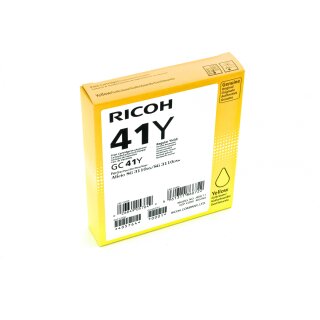Ricoh Tinte 405764 gelb GC41Y bis zu 2.200 Seiten ISO/IEC 24711