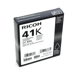 Ricoh Tinte 405761 schwarz GC41K bis zu 2.500 Seiten ISO/IEC 24711