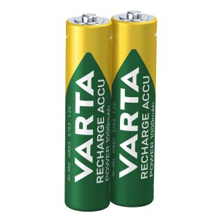 Akku AAA 1.2V (HR03) *Varta* Recharge Accu - 2er-Pack