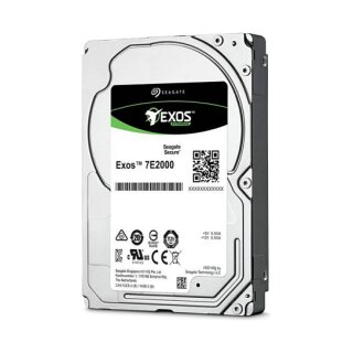 2,5" SEAGATE EXOS 7E2000 Enterprise Capacity 2.5 2TB HDD 512Emulation 7200rpm 128MB 6,4cm 2,5Zoll SAS 12Gb/s 24x7 Dauerbetrieb BLK